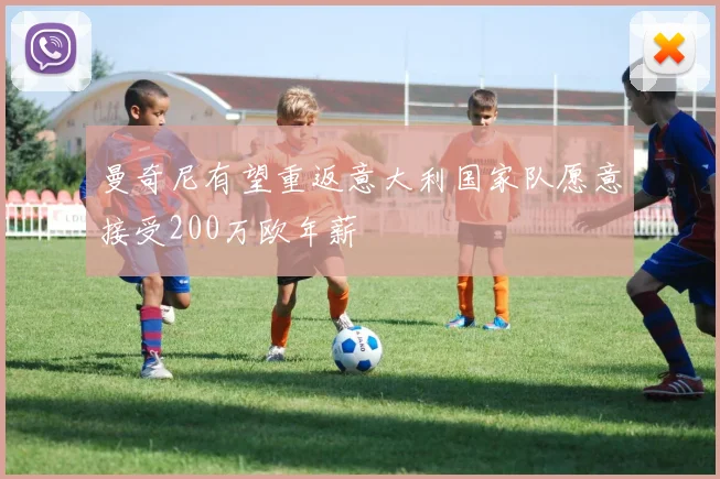 曼奇尼有望重返意大利国家队愿意接受200万欧年薪