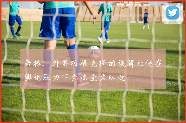 蒂格：外界对福克斯的误解让他在舆论压力下无法全力以赴